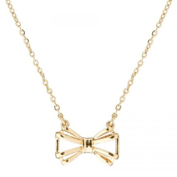 💕TED BAKER LONDON💕 Signy Sweetie Bow Pendant Necklace ~ Gold NWT - Picture 4 of 12